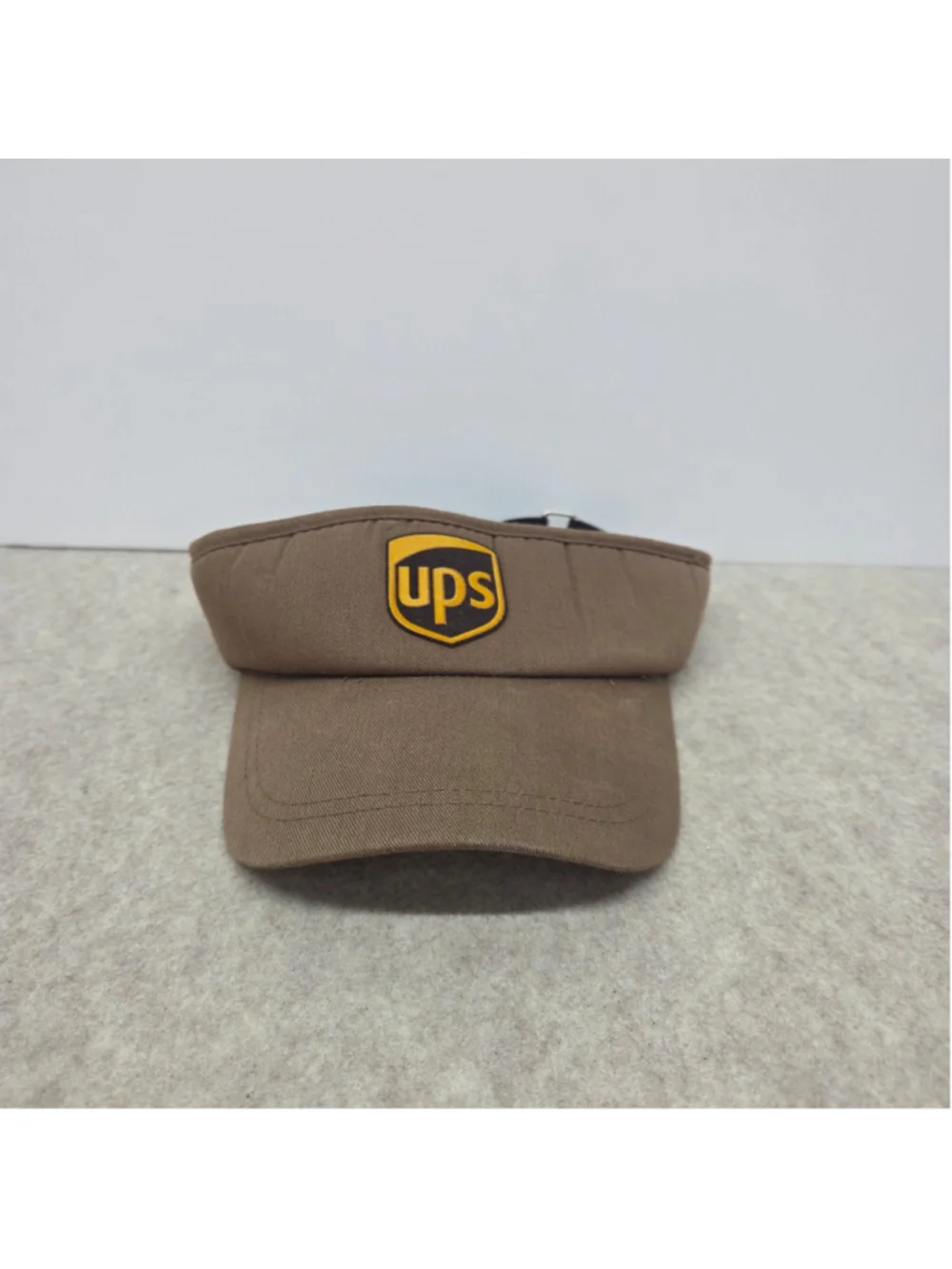 UPS Brown Sun Visor Corporate Grunge Gorpcore Normcore Workwear Chic